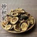 Chao Zhi Shi, Stir fried Fructus Aurantii, 炒枳实, Weight - 500g, Free Shipping 